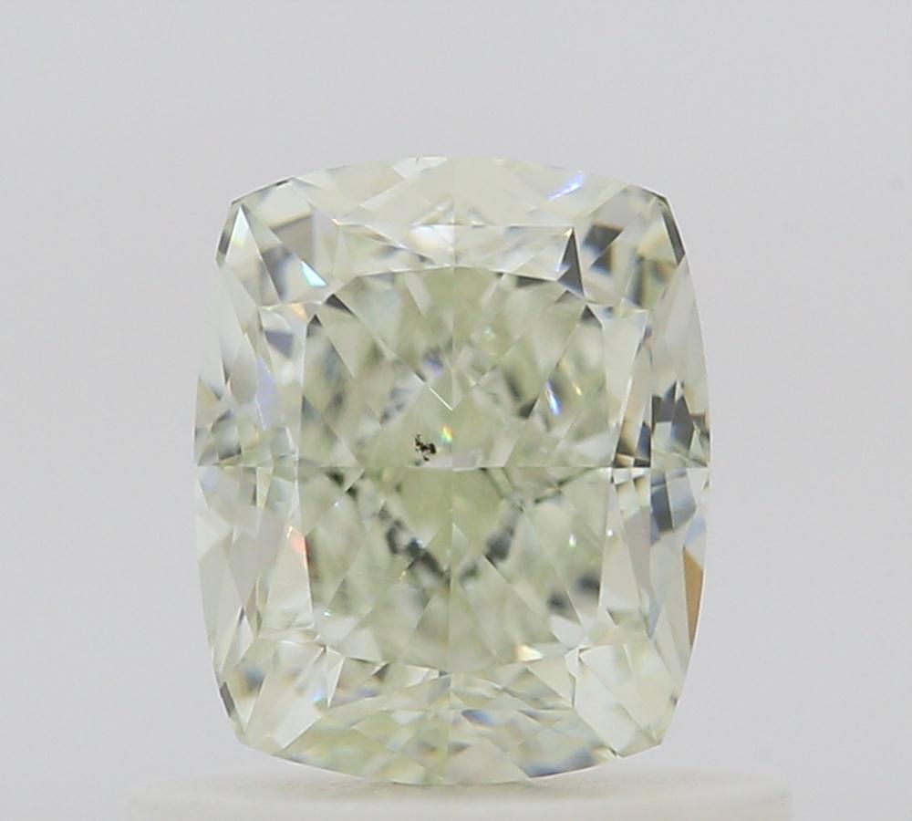 Diament 0.82 ct Fancy Light Yellow Green/VS2