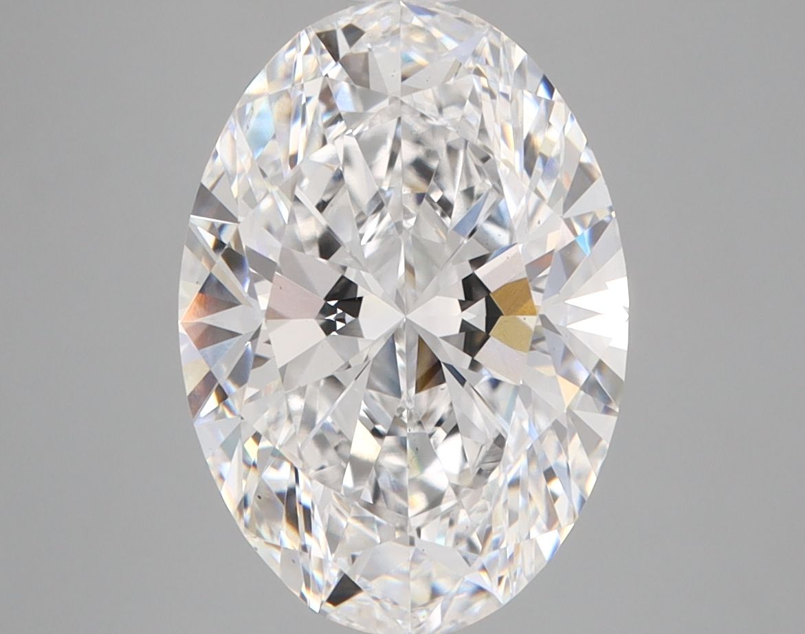 4.06 ct. oval Lab Grown Diamond front image