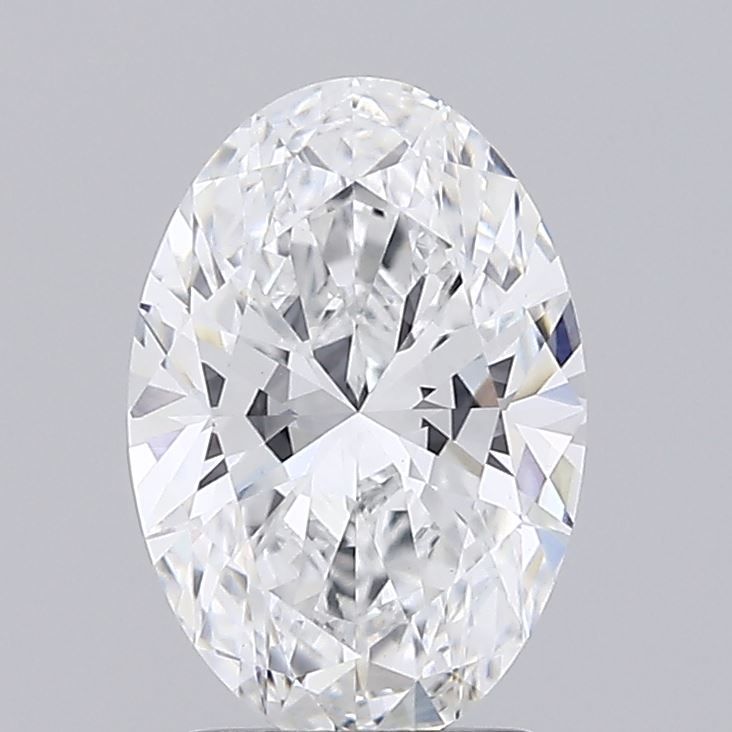 2.07 ct. oval Lab Grown Diamond front image
