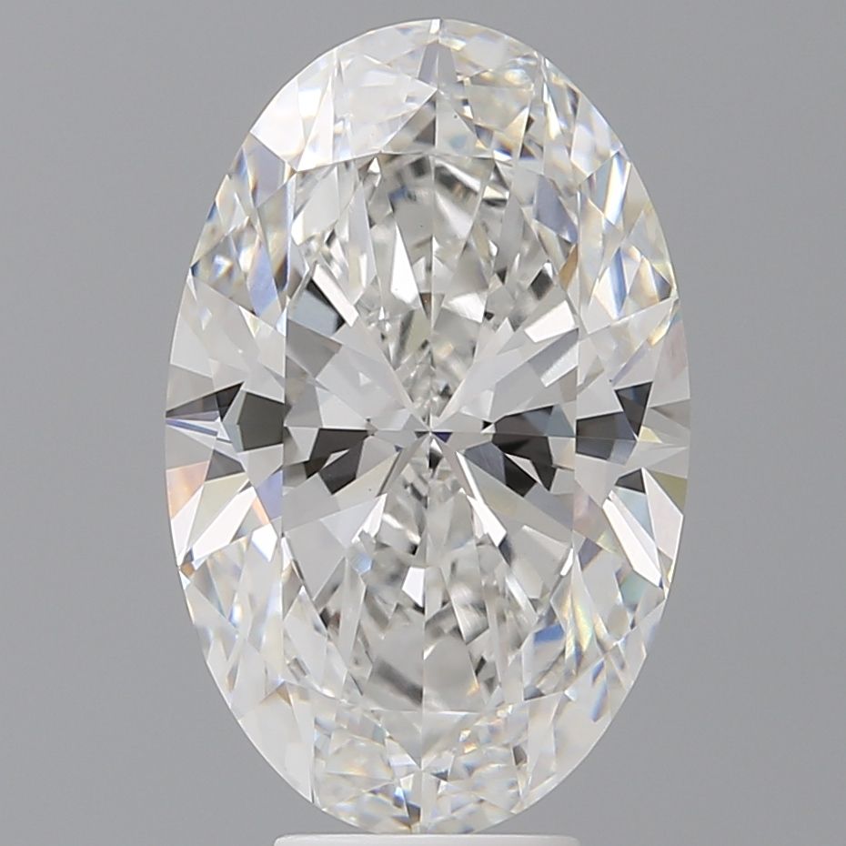 6.60 ct. oval Lab Grown Diamond front image