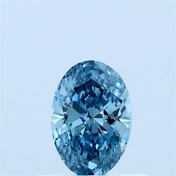 0.36 CT Fancy Vivid Blue OVAL