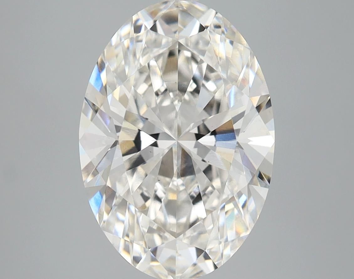 3.70 ct. oval Lab Grown Diamond front image