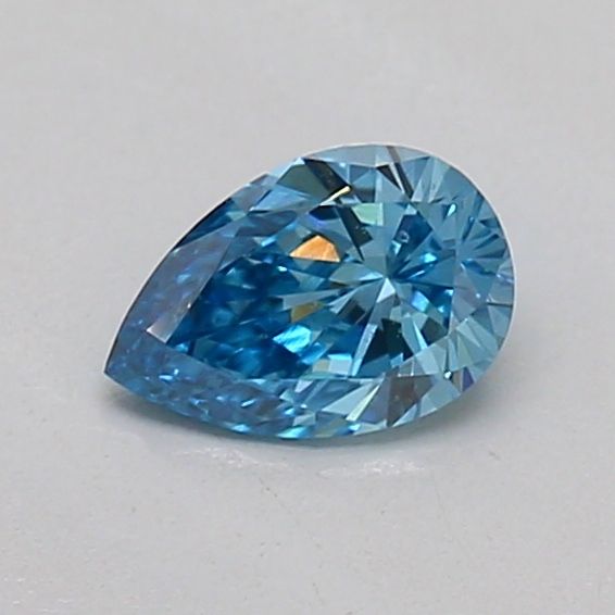0.22 CT Fancy Vivid Blue PEAR