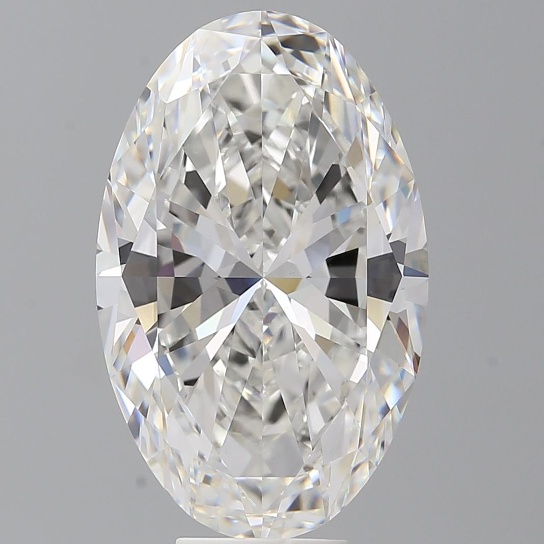 9.52 ct. oval Lab Grown Diamond front image