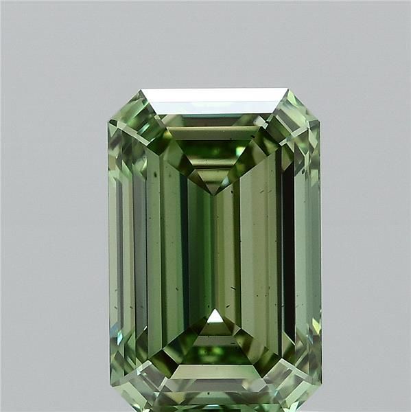 1.57 CT Fancy Vivid Green EMERALD