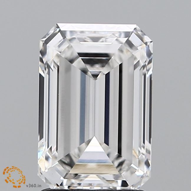 2.10 ct. emerald Lab Grown Diamond front image