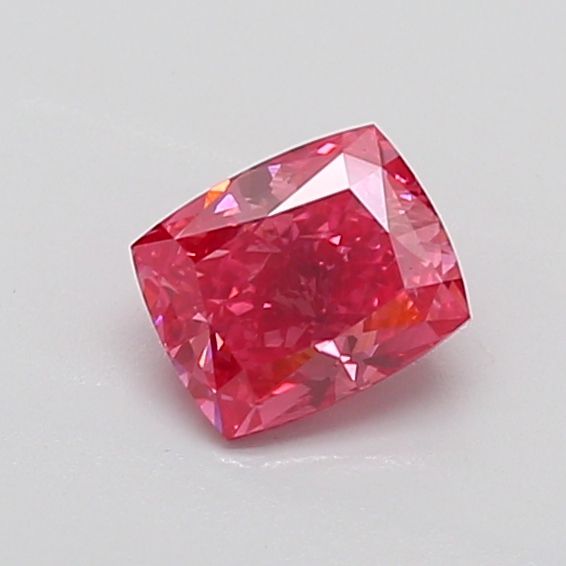 1.02 CT Fancy Vivid Pink CUSHION MODIFIED