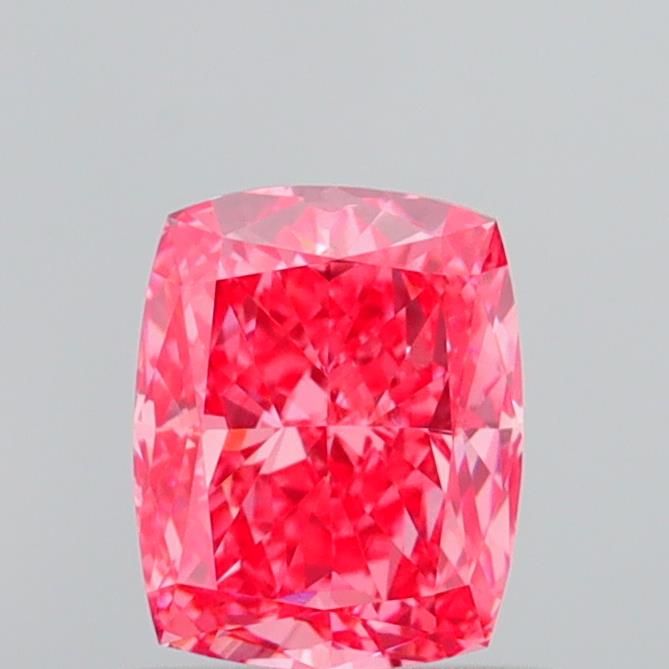 0.96 CT Fancy Vivid Pink CUSHION MODIFIED