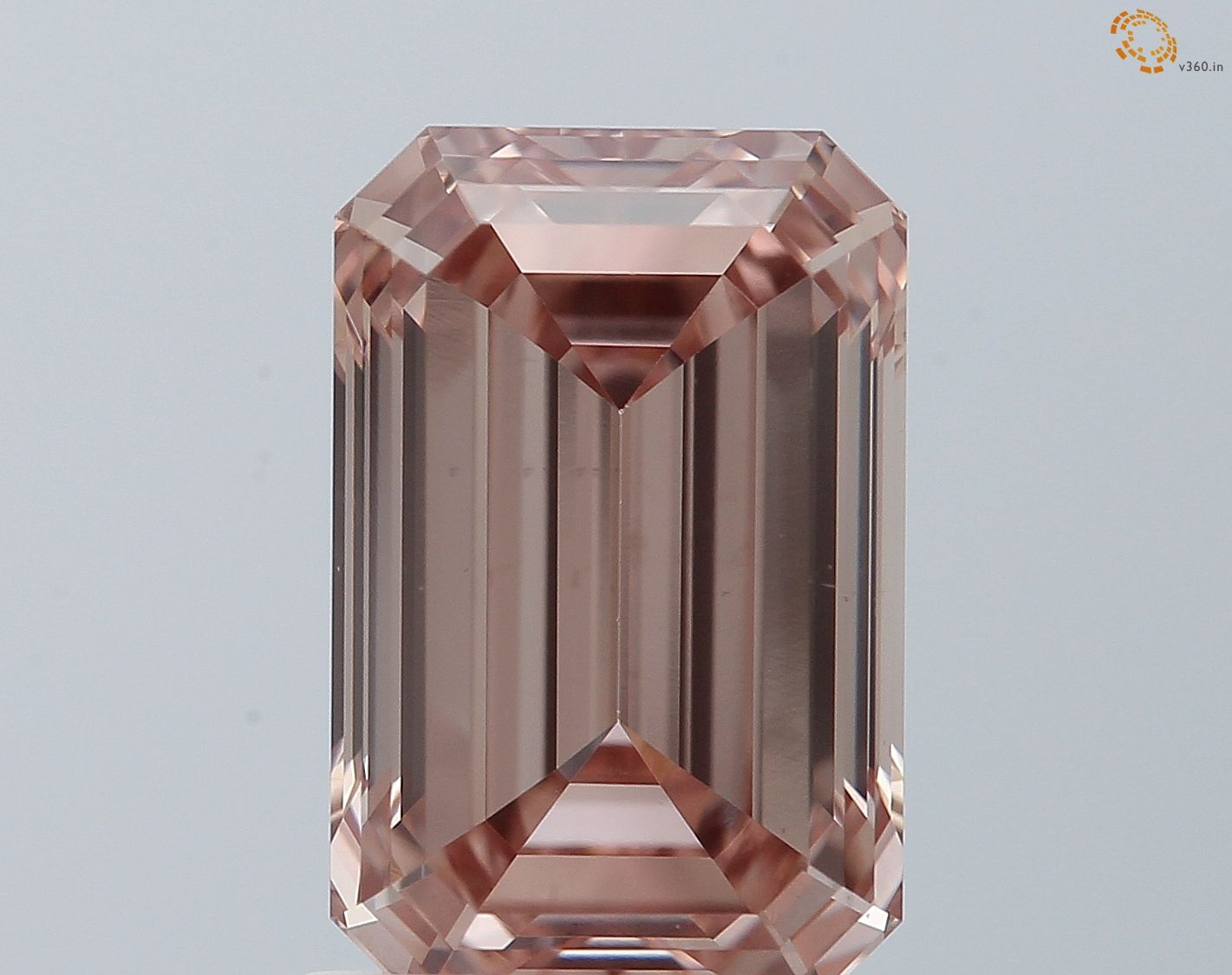 1.07 CT Fancy Intense Brownish Pink EMERALD