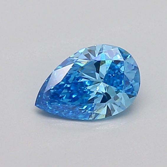 0.33 CT Fancy Vivid Blue PEAR