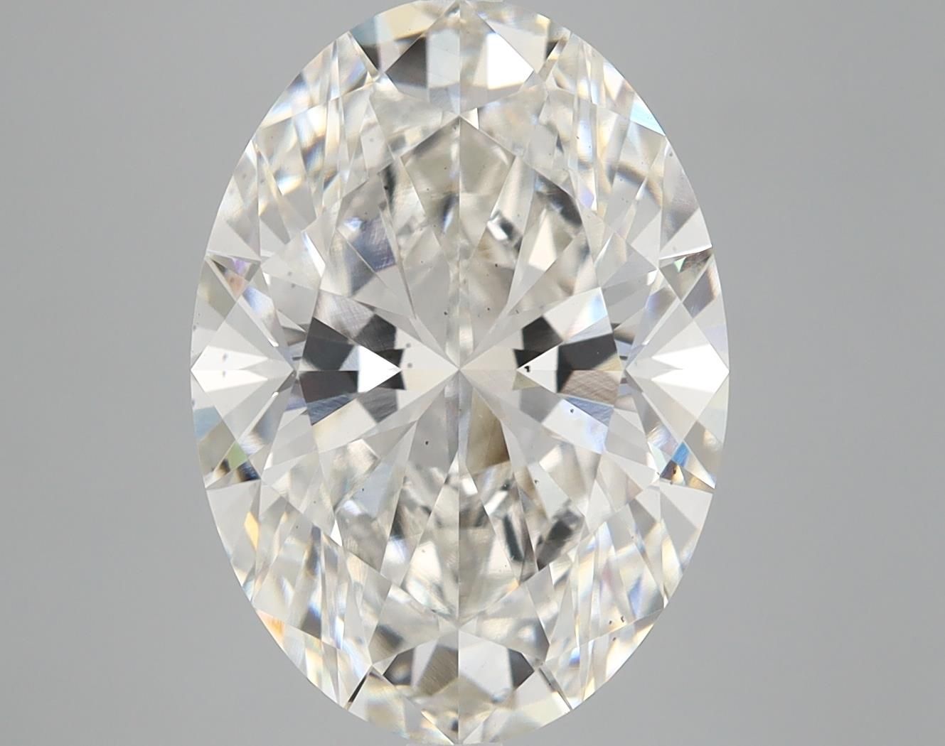 6.37 ct. oval Lab Grown Diamond front image