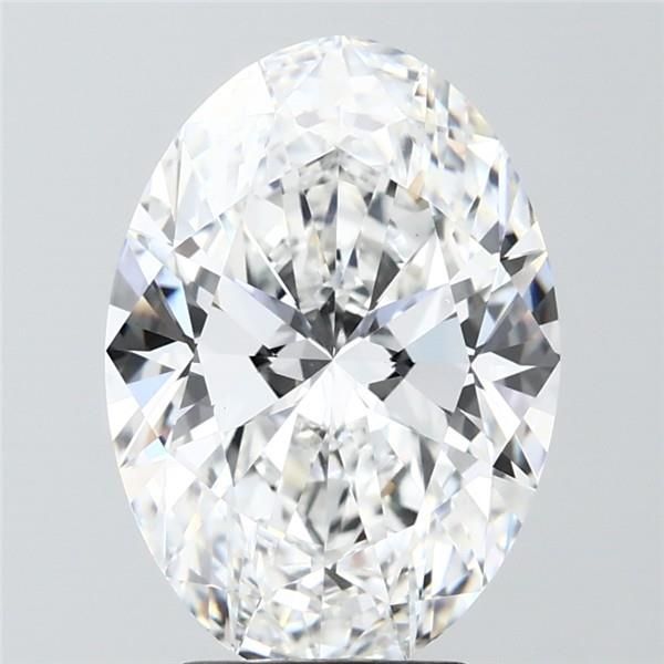 4.07 ct. oval Lab Grown Diamond front image