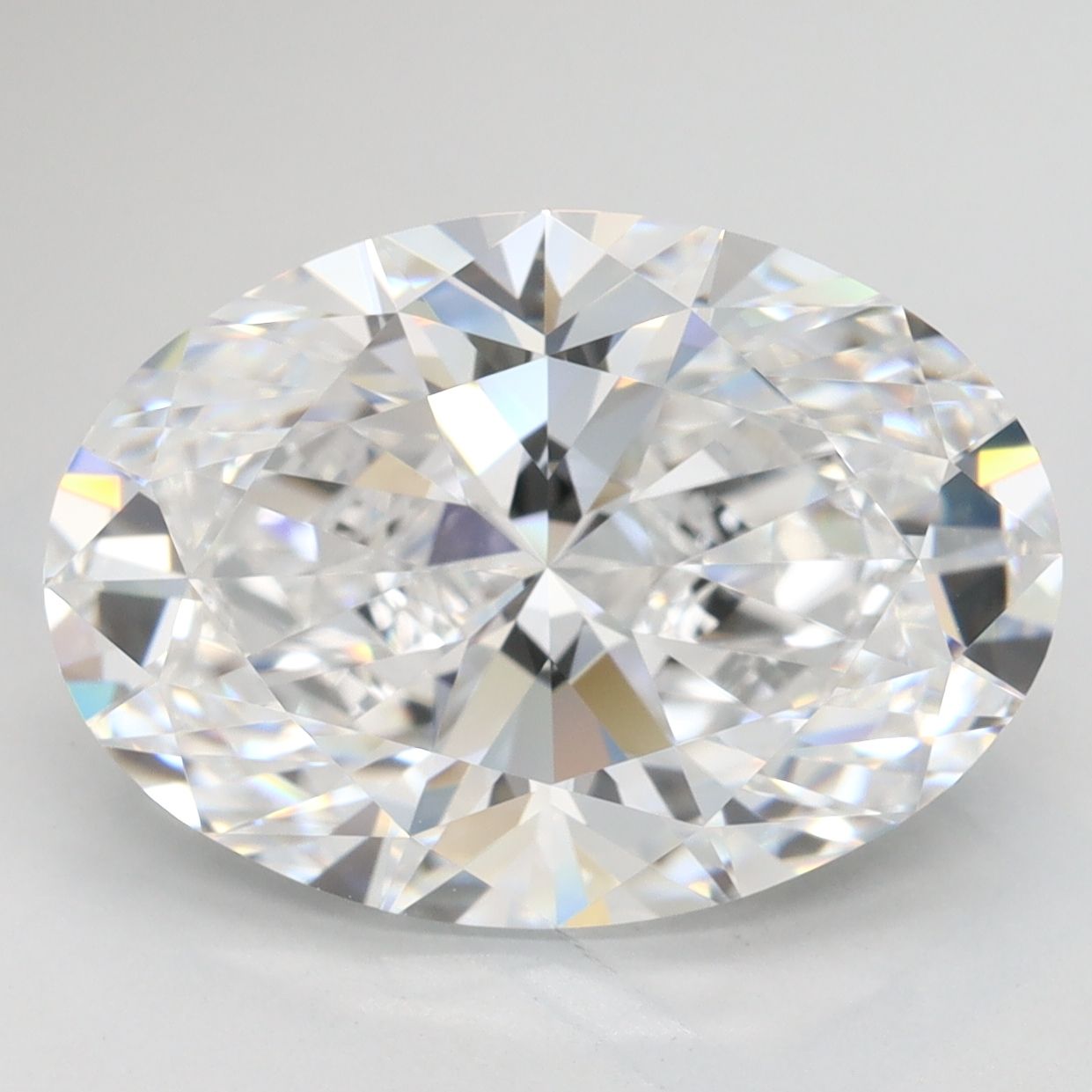 5.17 ct. oval Lab Grown Diamond front image