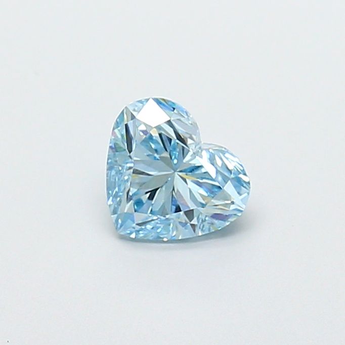 1.06 CT Fancy Intense Blue HEART
