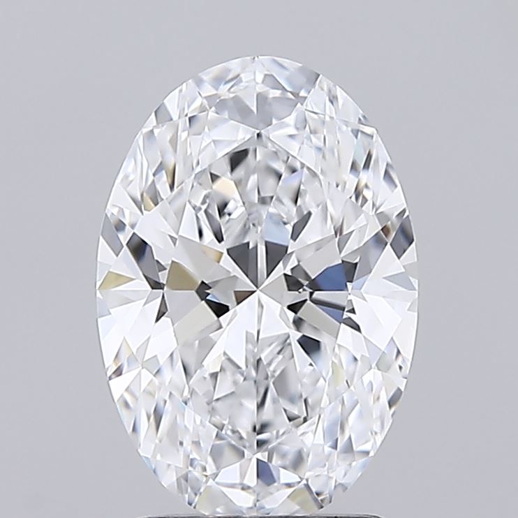 2.07 ct. oval Lab Grown Diamond front image