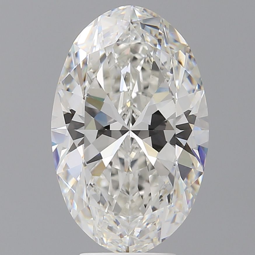 5.58 ct. oval Lab Grown Diamond front image