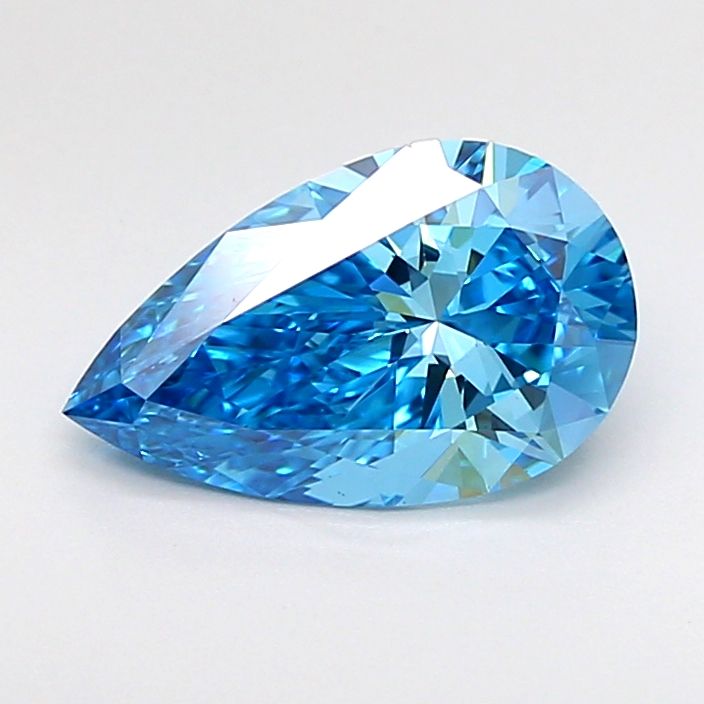 1.26 CT Fancy Vivid Blue PEAR