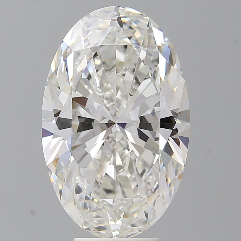 6.57 ct. oval Lab Grown Diamond front image