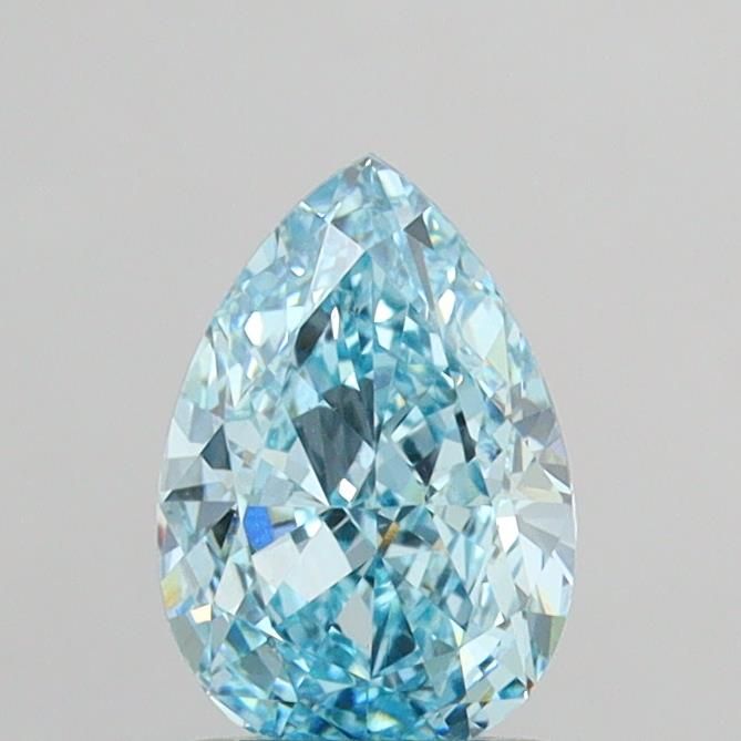 1.49 CT Fancy Vivid Blue PEAR