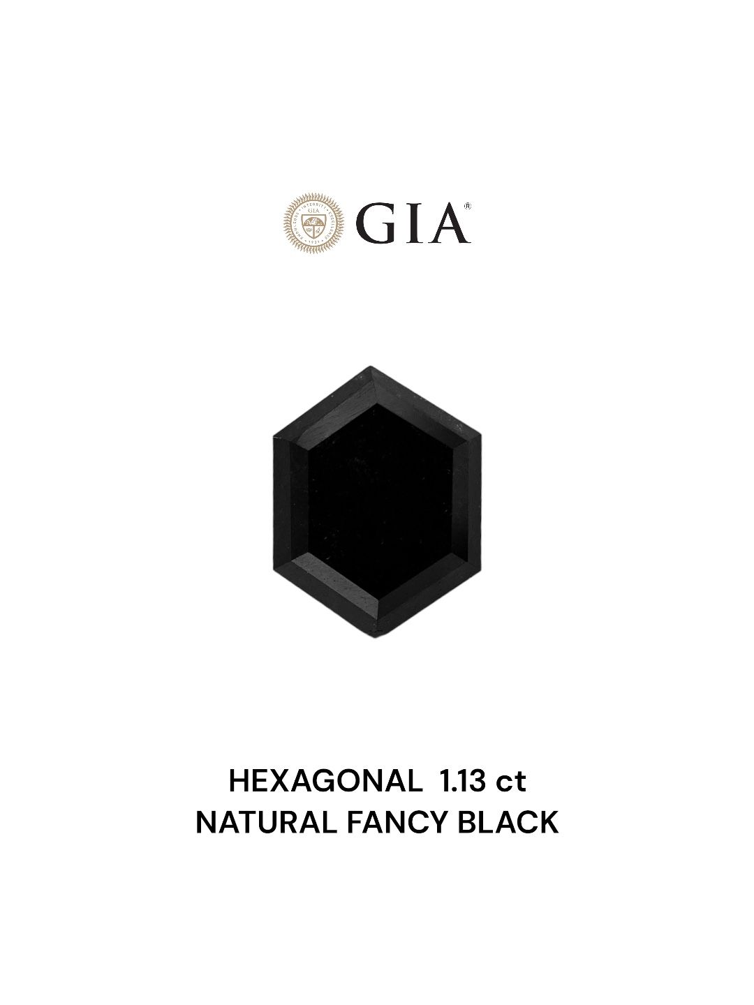 1.13 ct Hexagonal Diamond