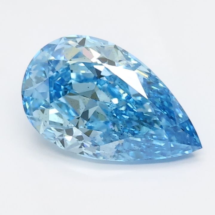 1.04 CT Fancy Vivid Blue PEAR