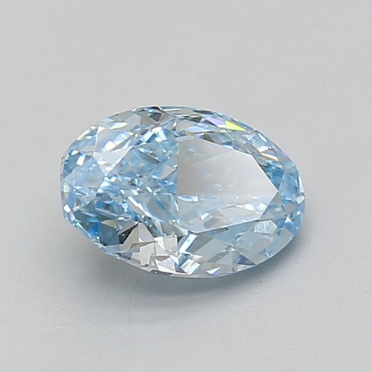 1.55 CT Fancy Vivid Blue OVAL