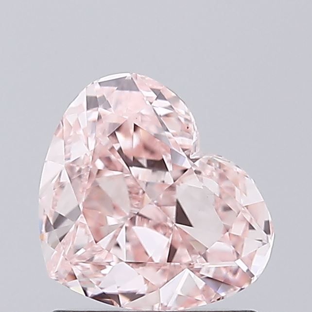 1.0 CT Fancy Intense Pink HEART