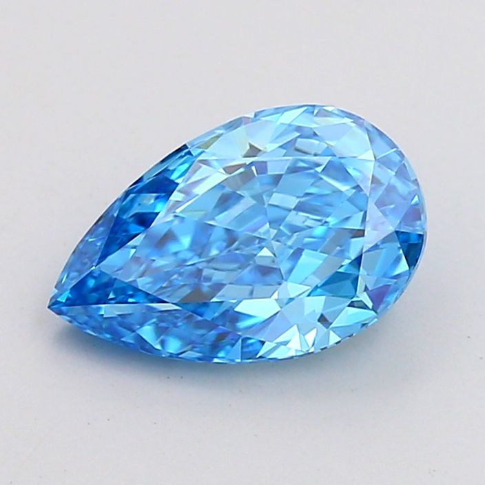 1.34 CT Fancy Vivid Blue PEAR