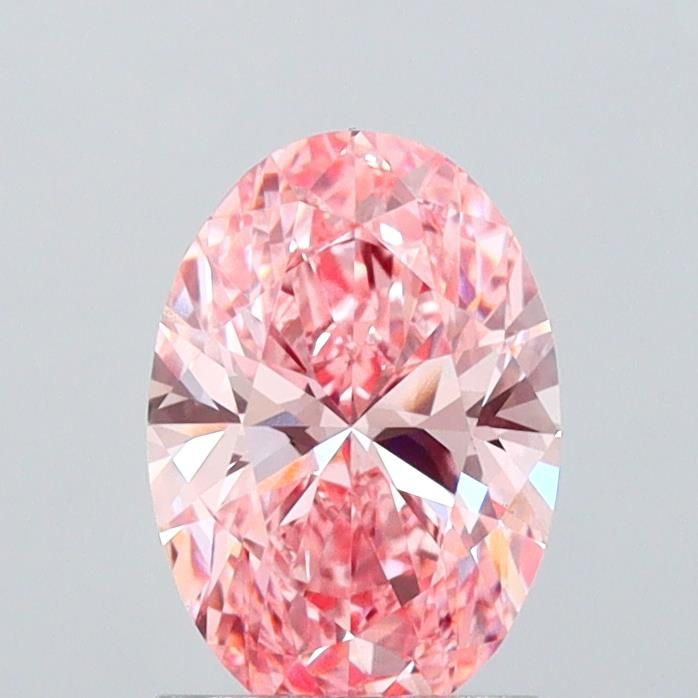 1.47 CT Fancy Vivid Pink OVAL