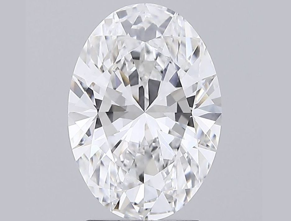 2.67 ct. oval Lab Grown Diamond front image