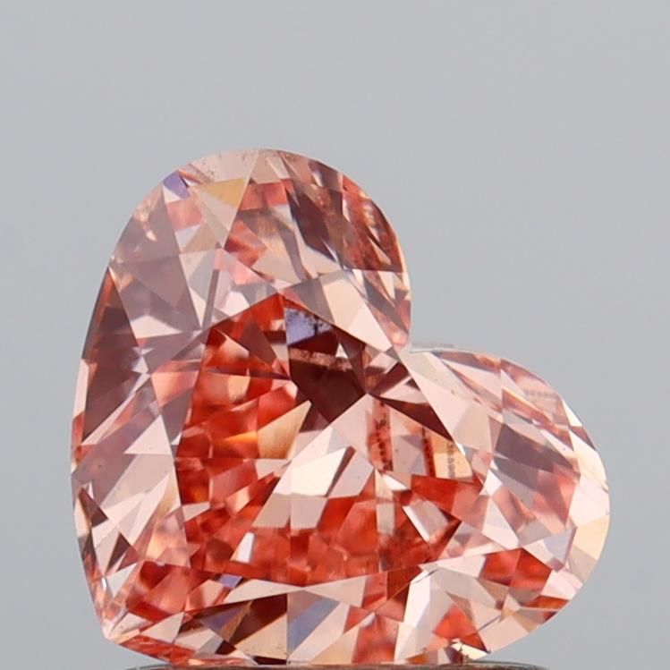 1.05 CT Fancy Brown HEART