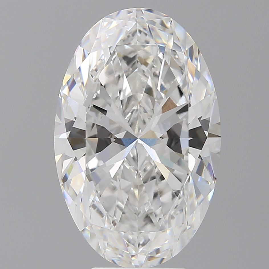 7.09 ct. oval Lab Grown Diamond front image
