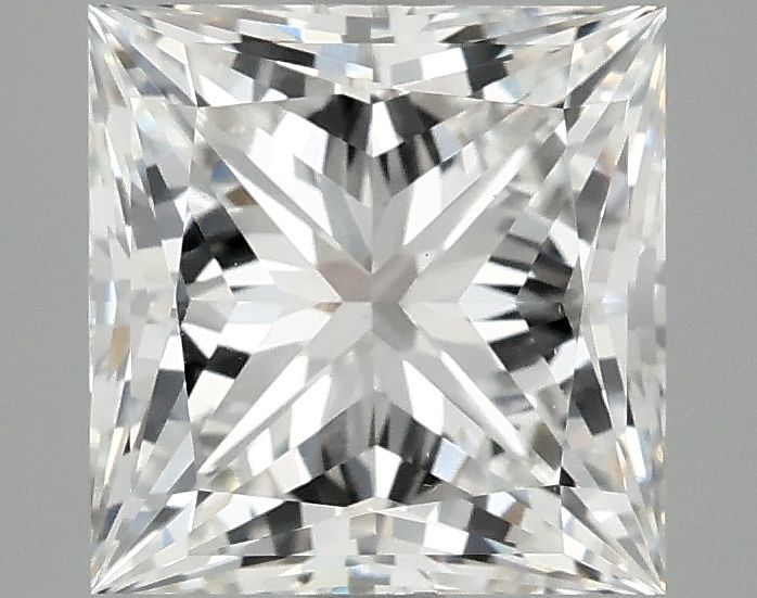 3.09 ct. princess Lab Grown Diamond front image
