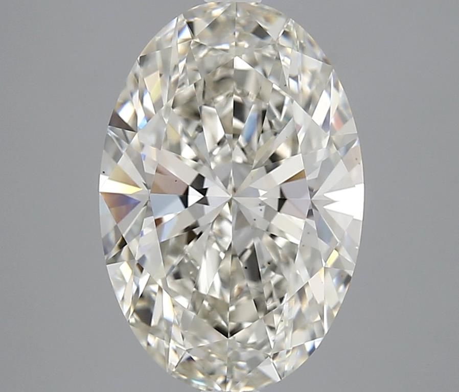 3.68 ct. oval Lab Grown Diamond front image