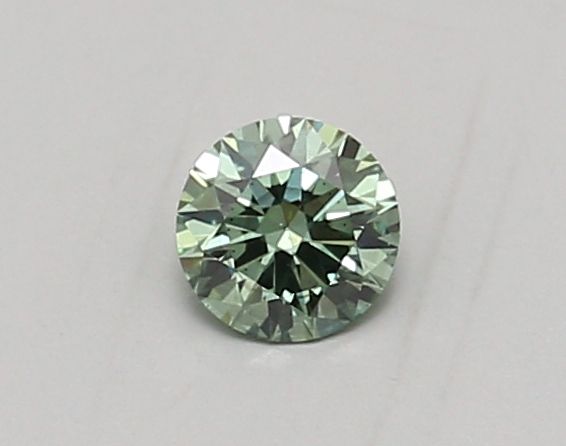 0.31 CT Fancy Vivid Green ROUND