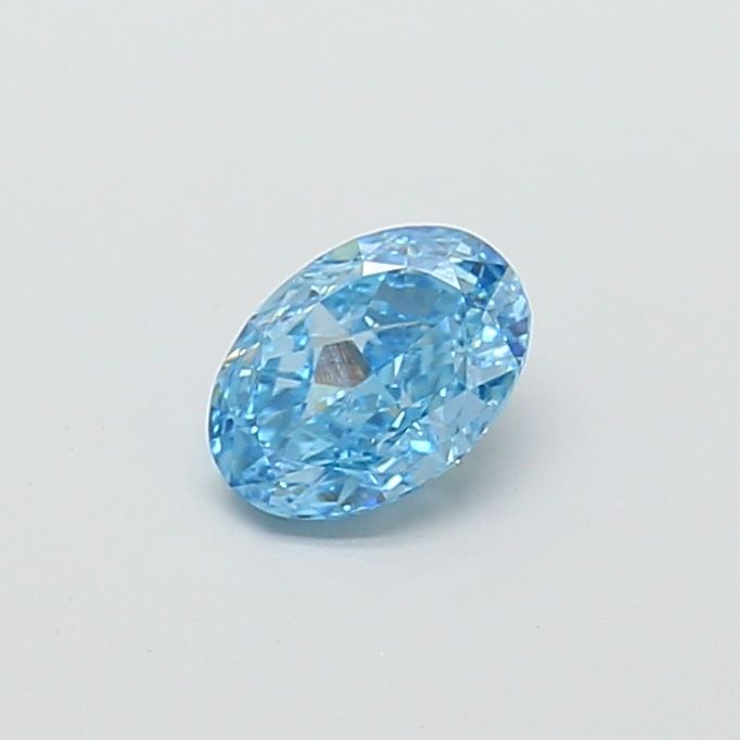 1.02 CT Fancy Vivid Blue OVAL