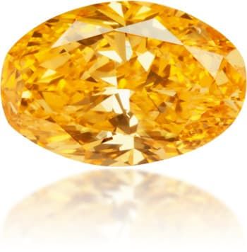 Diament 0.47 ct Fancy Vivid Yellow/SI1