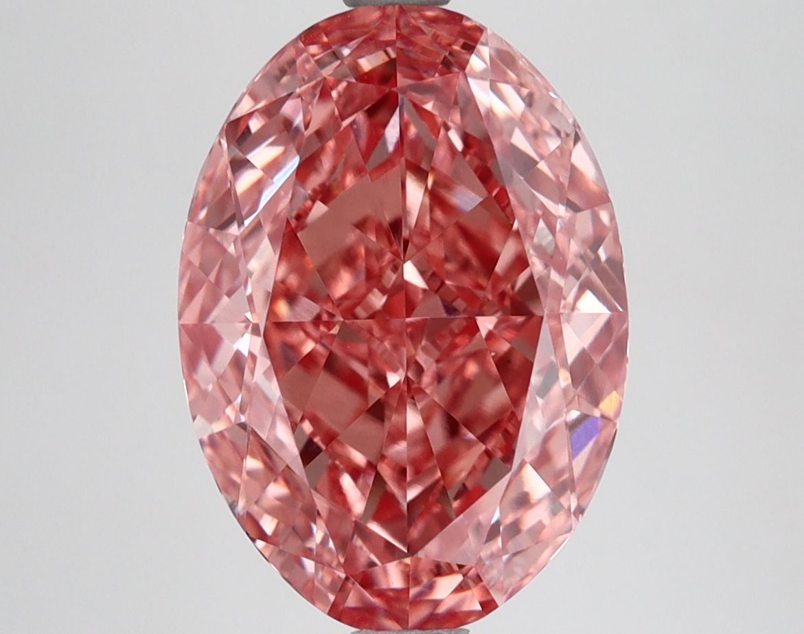 4.58 ct. oval Lab Grown Diamond front image