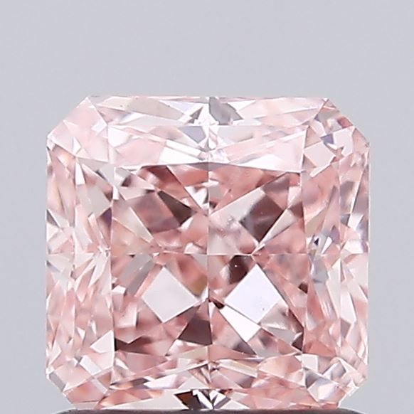 1.09 CT Fancy Intense Pink SQUARE RADIANT
