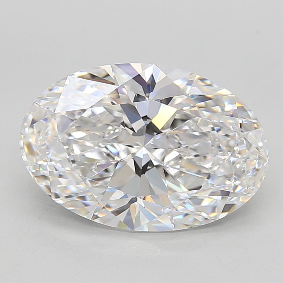 6.02 ct. oval Lab Grown Diamond front image