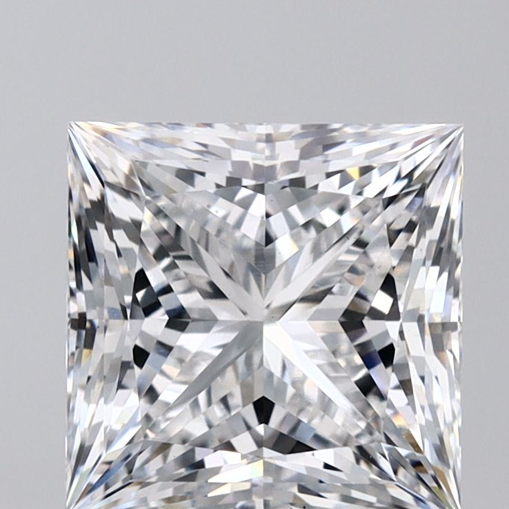 3.73 ct. princess Lab Grown Diamond front image