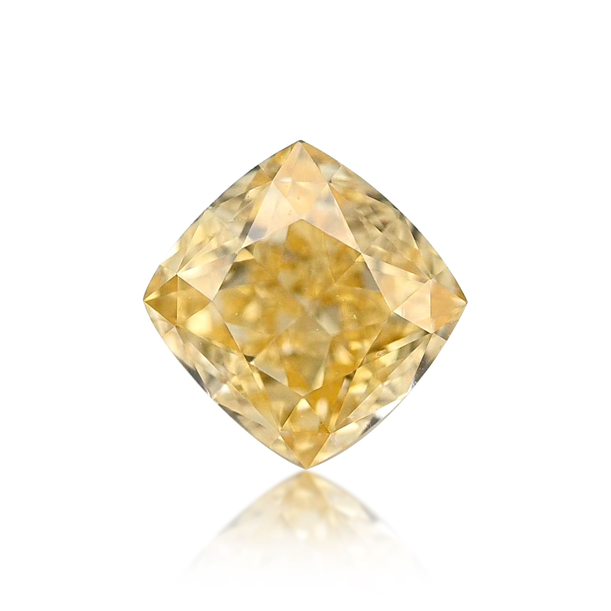 Diament 0.43 ct Fancy Orange Yellow/VS2