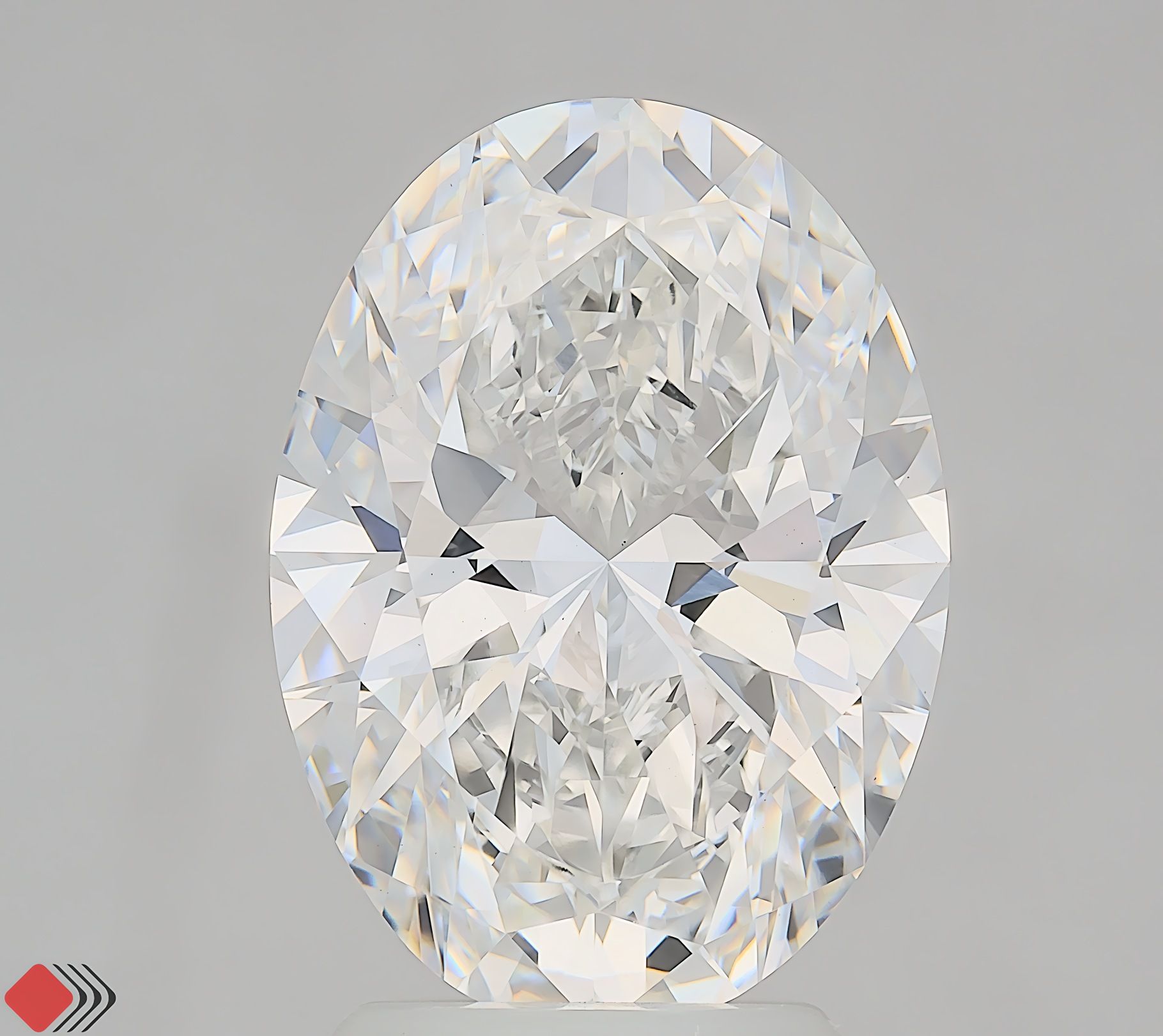 3.09 ct. oval Lab Grown Diamond front image