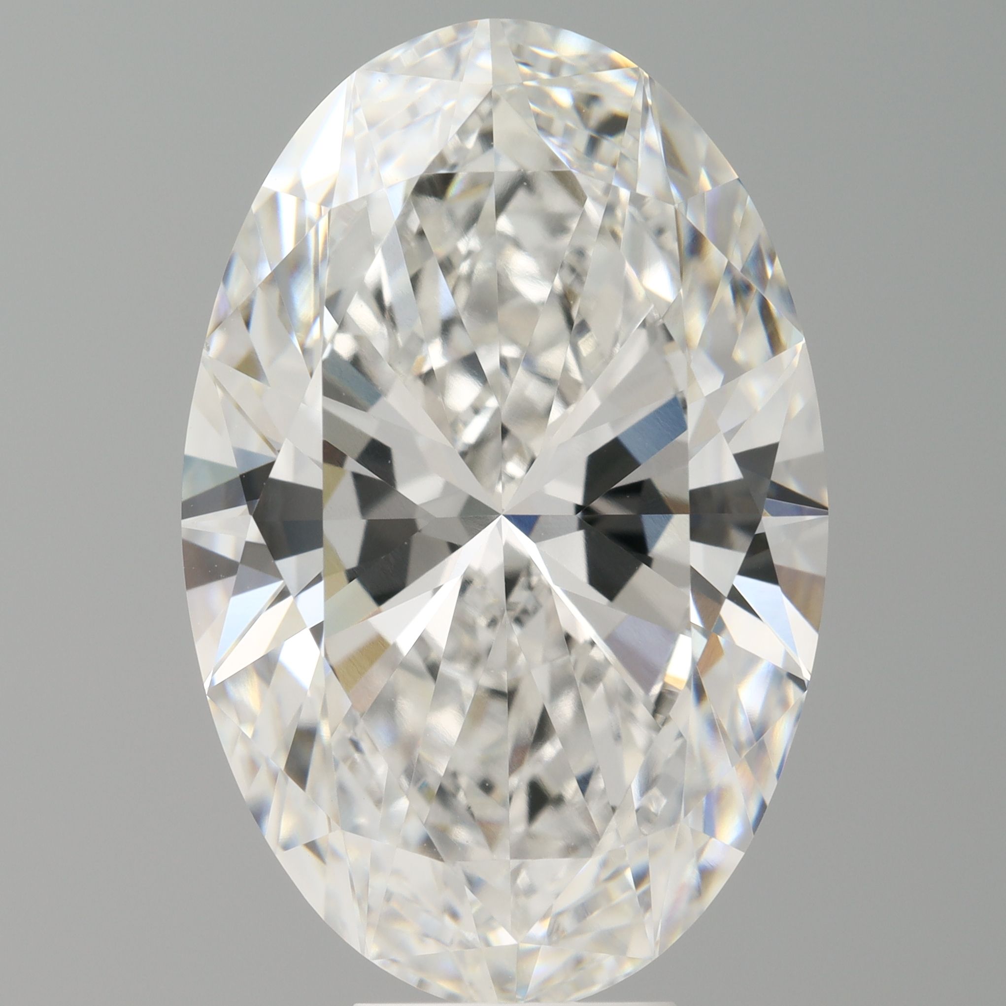 9.58 ct. oval Lab Grown Diamond front image