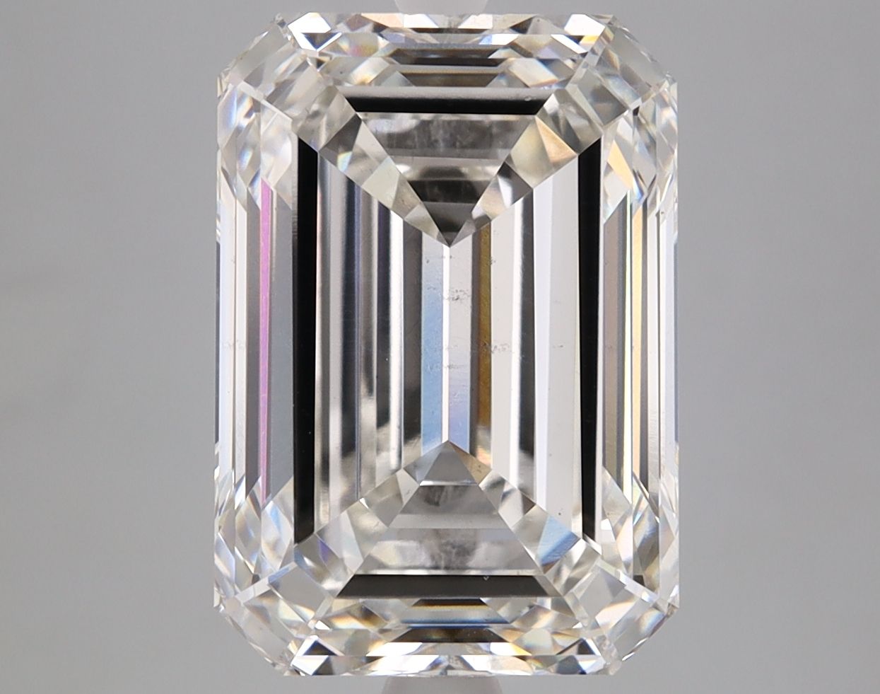 7.12 ct. emerald Lab Grown Diamond front image