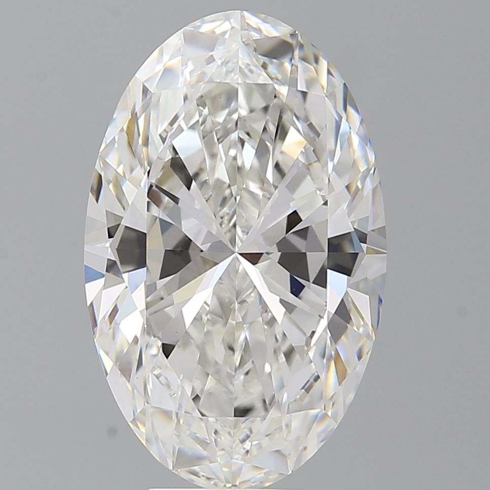 7.02 ct. oval Lab Grown Diamond front image