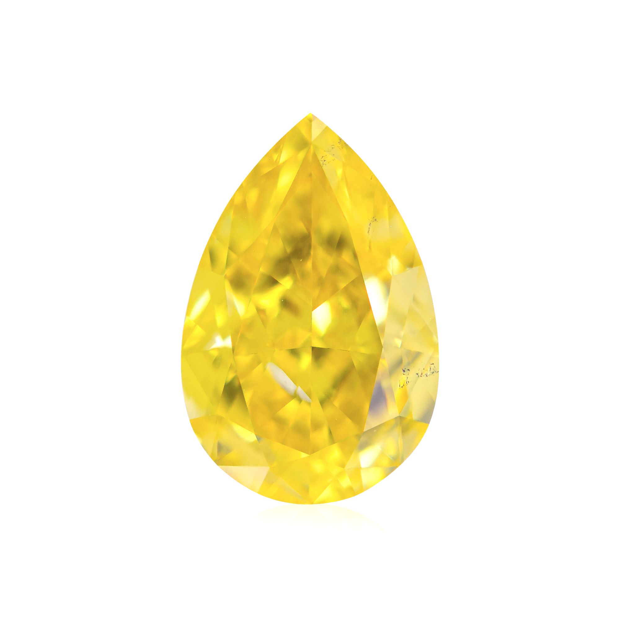 Diament 1.01 ct Fancy Vivid Yellow/I1