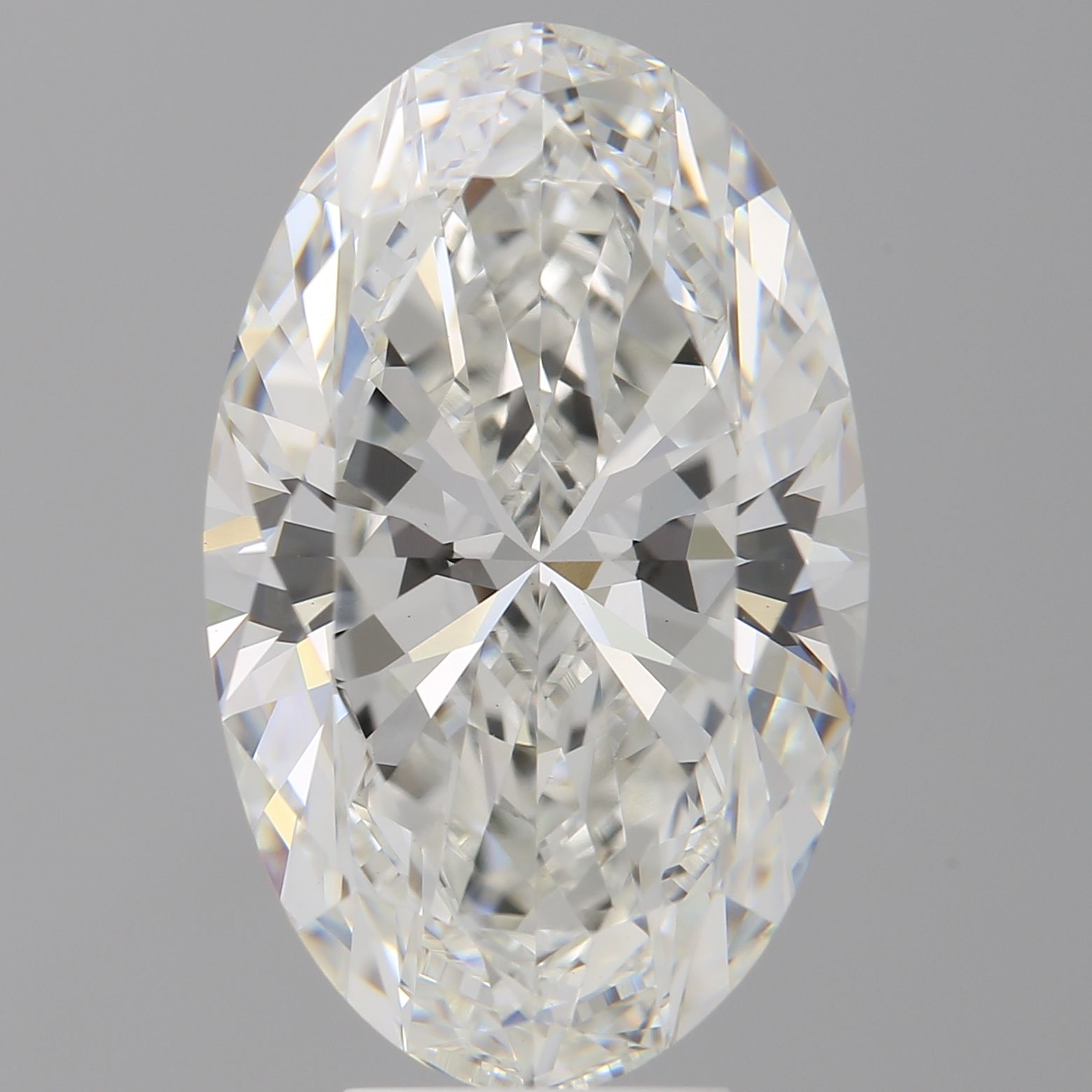 7.08 ct. oval Lab Grown Diamond front image