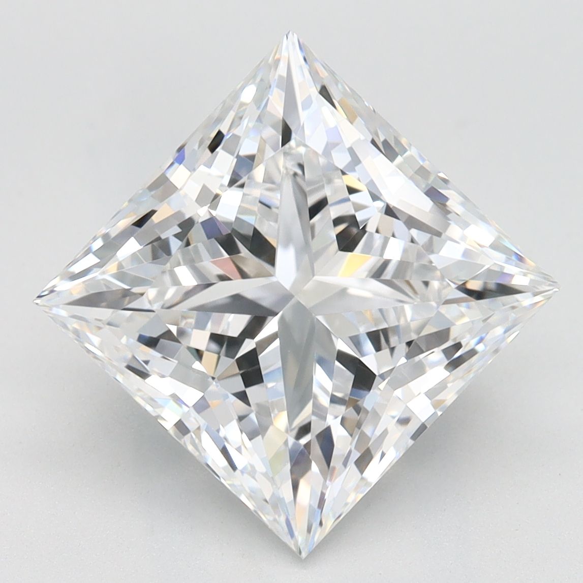 4.36 ct. princess Lab Grown Diamond front image