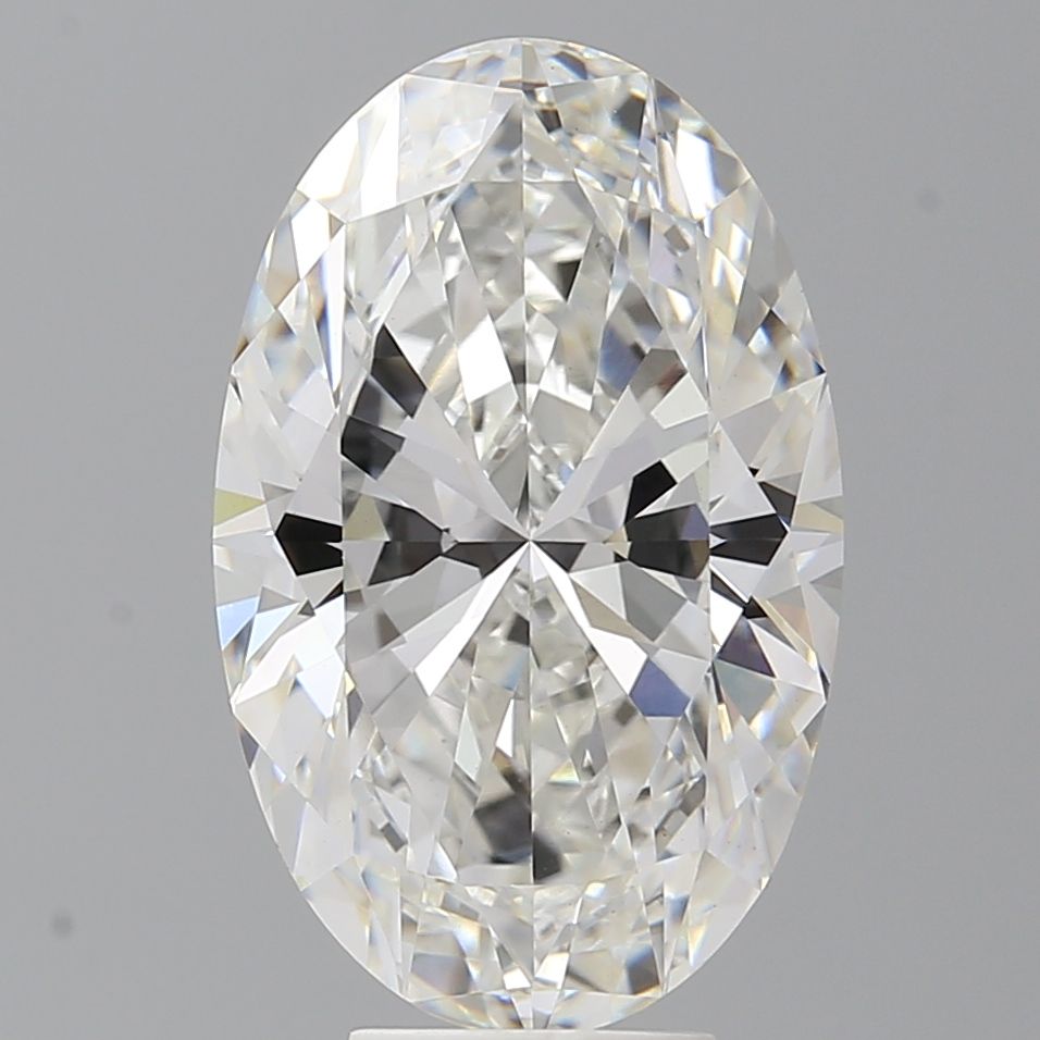 6.60 ct. oval Lab Grown Diamond front image